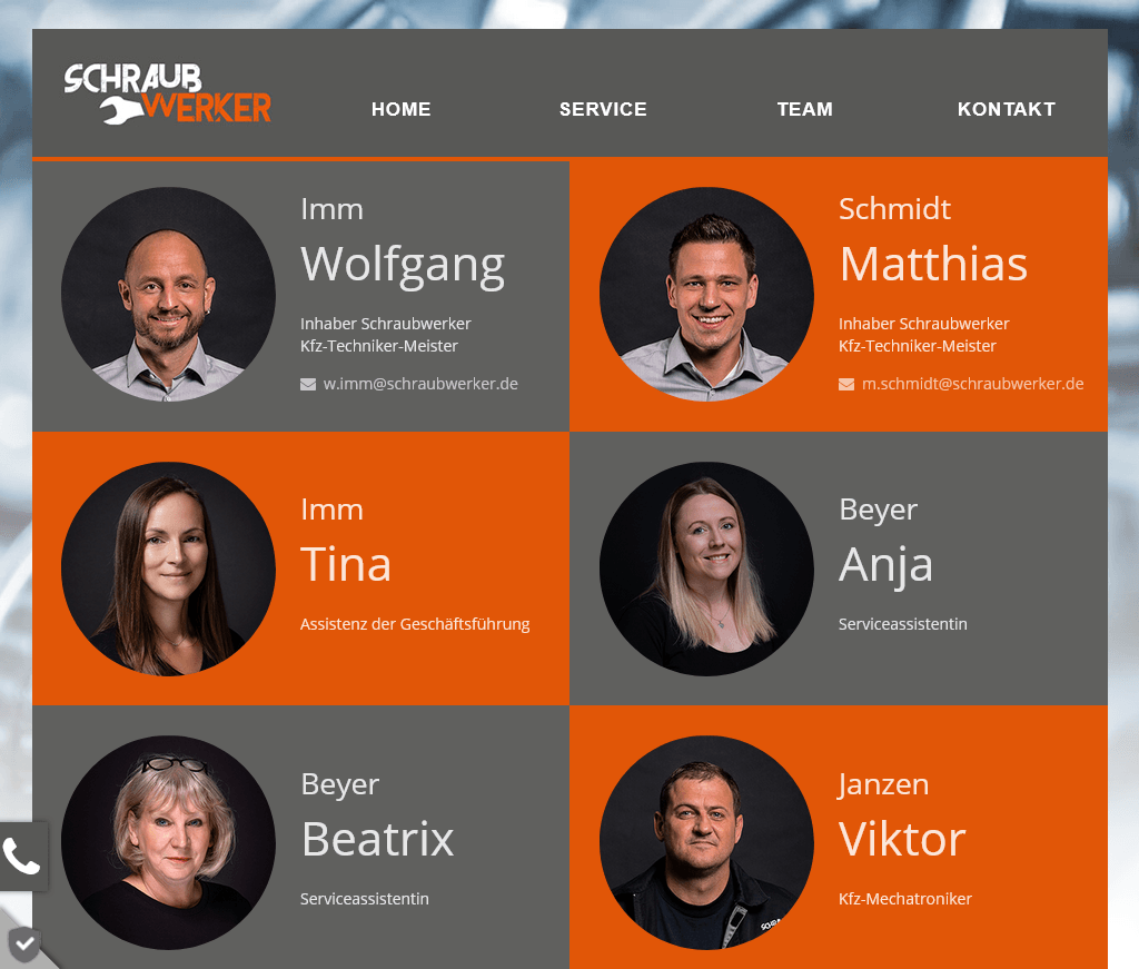 Webseite - Schraubwerker GmbH & Co KG