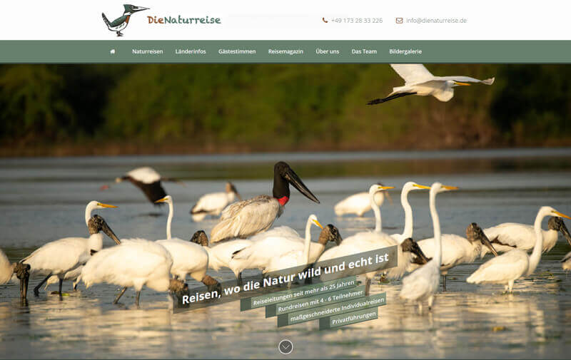 Webseite - Die Naturreise