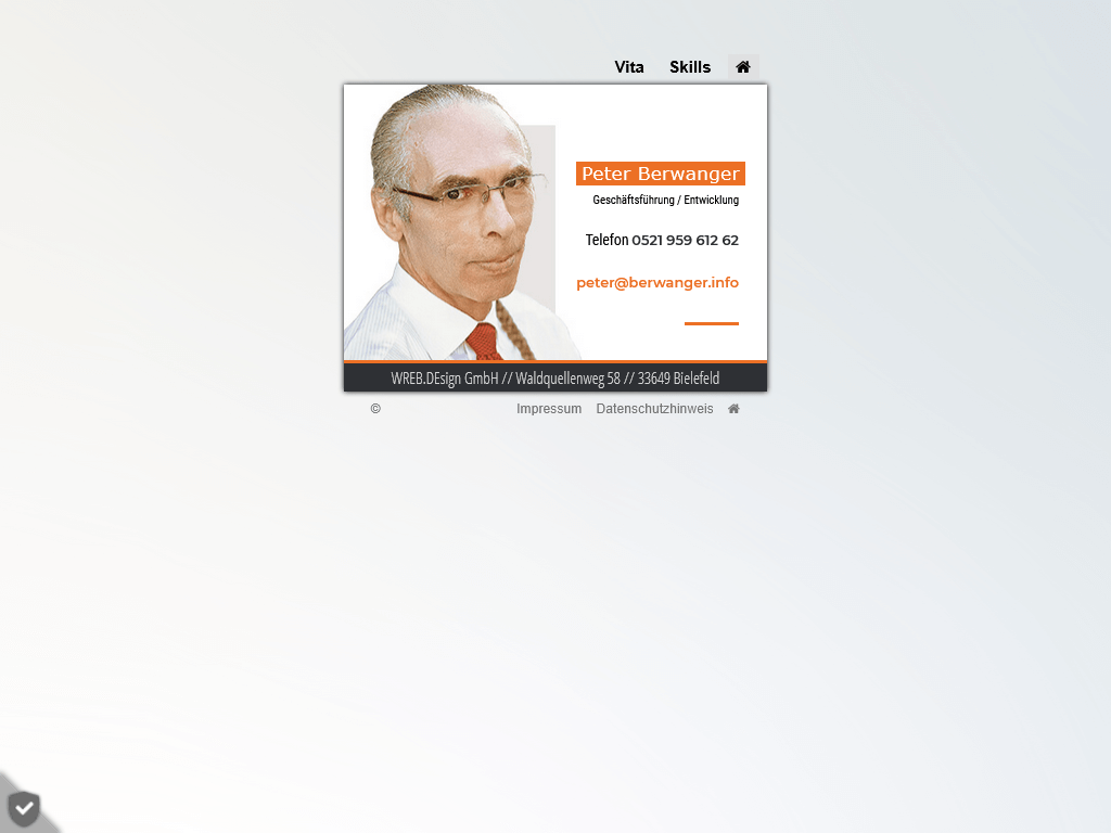 Webseite: Peter Berwanger - iT Consultant