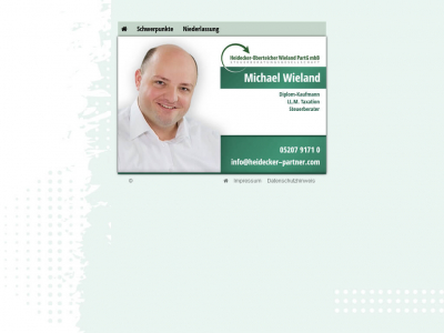 Webseite: Steuerberater Michael Wieland