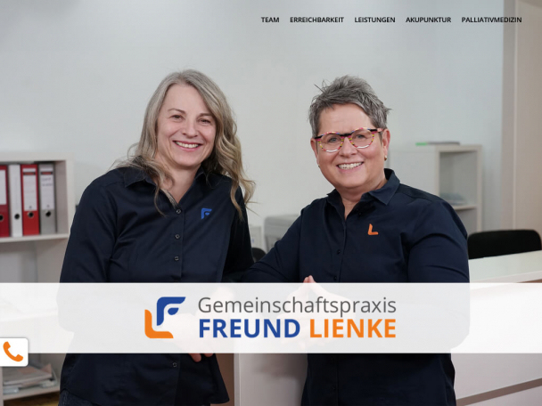 Webseite - Gemeinschaftspraxis Freund Lienke